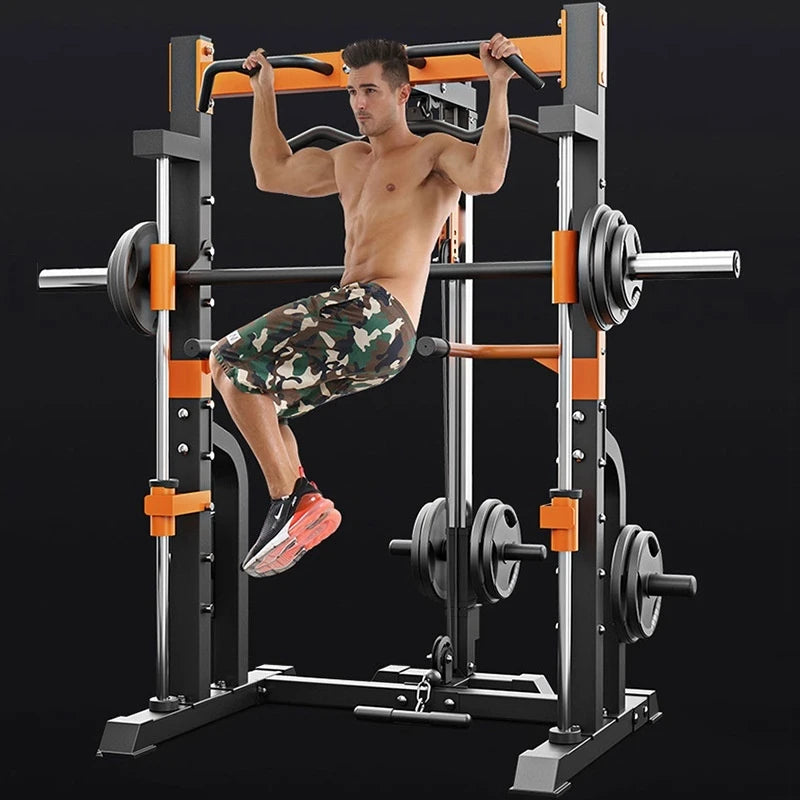 High Strength Smith Machine  Fitness Equipment Comprehensive Training Bench Rack Squat Horizontal Push Frame Gantry