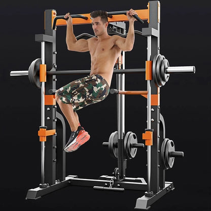 High Strength Smith Machine  Fitness Equipment Comprehensive Training Bench Rack Squat Horizontal Push Frame Gantry