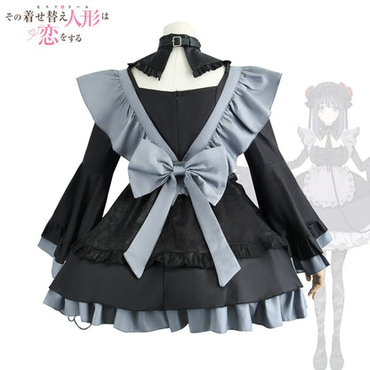 Marin Kitagawa Cosplay Costume Set – My Dress-Up Darling Anime Maid Dress with Wig Options