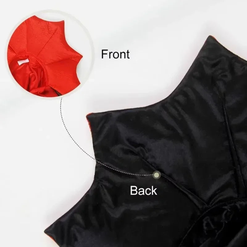 Vampire Cape Pet Costume – Halloween Cloak for Cats and Small Dogs