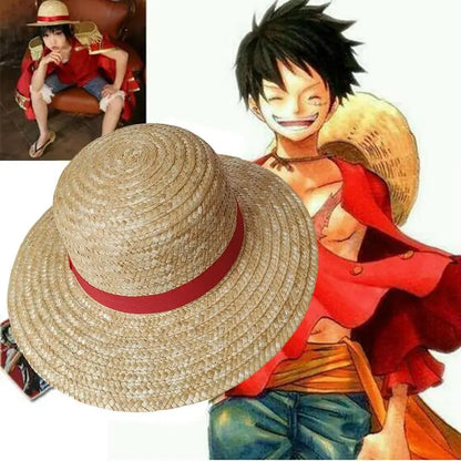 Luffy Straw Hat Anime Cosplay Cap – Lightweight Summer Sun Hat for Costume, Stage & Everyday Wear