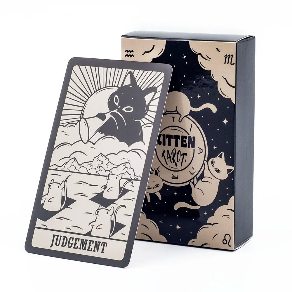 Kitten Tarot Card Deck – 78 Cute Cat Tarot Cards for Beginners & Readers