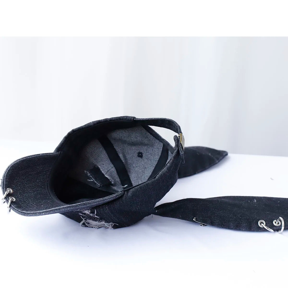 Rabbit Ear Washed Graffiti Baseball Cap - Hip Hop Unisex Party Hat