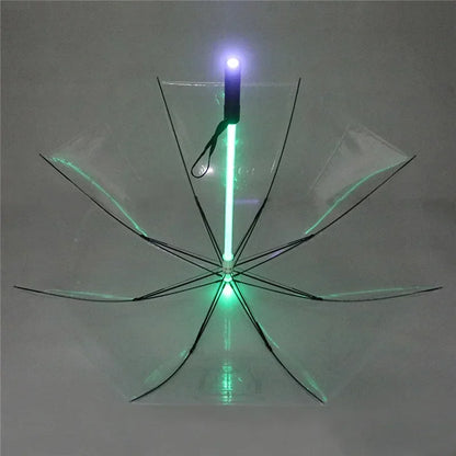 Lightsaber Umbrella LED Light up Rain ProofGolf Umbrellas for Rain Sun, Creative Glowing Umbrella Gifts for Men/Women/Kids