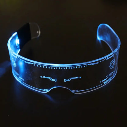 LED Light Up Sunglasses – Luminous Punk Goggles for Parties, Festivals & Christmas
