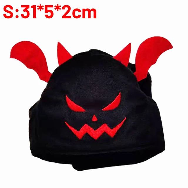 Halloween Pet Devil Pumpkin Headset - Funny Dog Cat Costume Hat Headgear