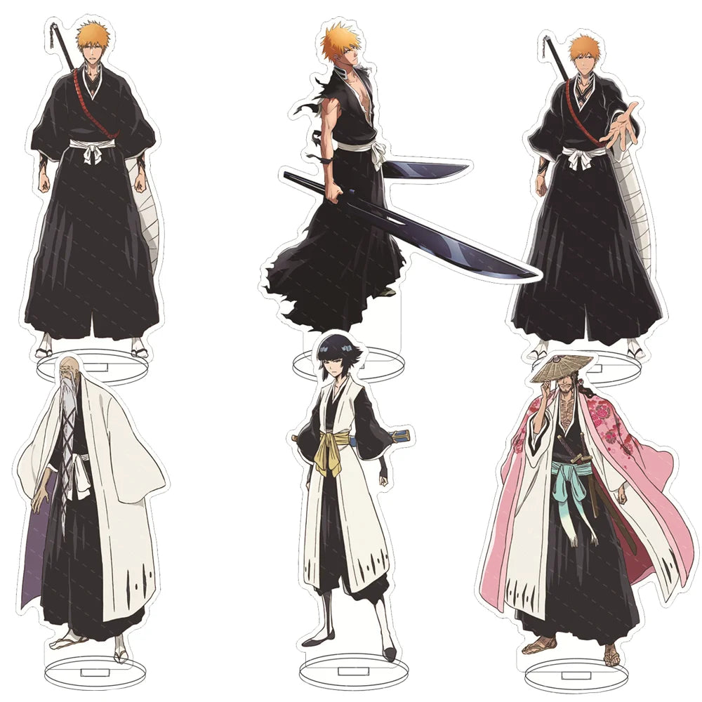 Acrylic Anime Figure Stand 15CM – Clear Cosplay Character Display Stand for Collectors