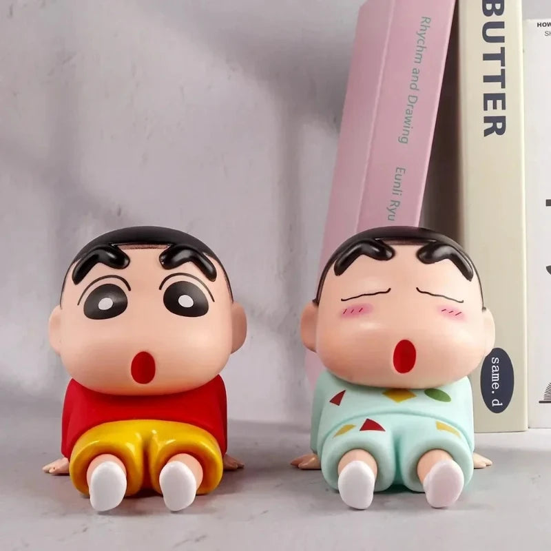 Kawaii Crayon Shin-Chan Anime Phone Holder - Cute Desktop Figure Gift Decor