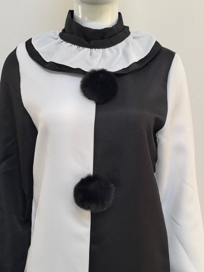 Art the Clown Terrifier 2 Cosplay Costume – Jumpsuit & Mask Set for Halloween