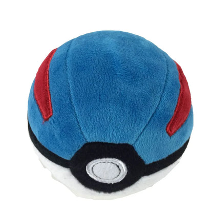 Pokeball Plush Set - Master Ball, Great Ball and Ultra Ball Soft Collectible Plush Toys