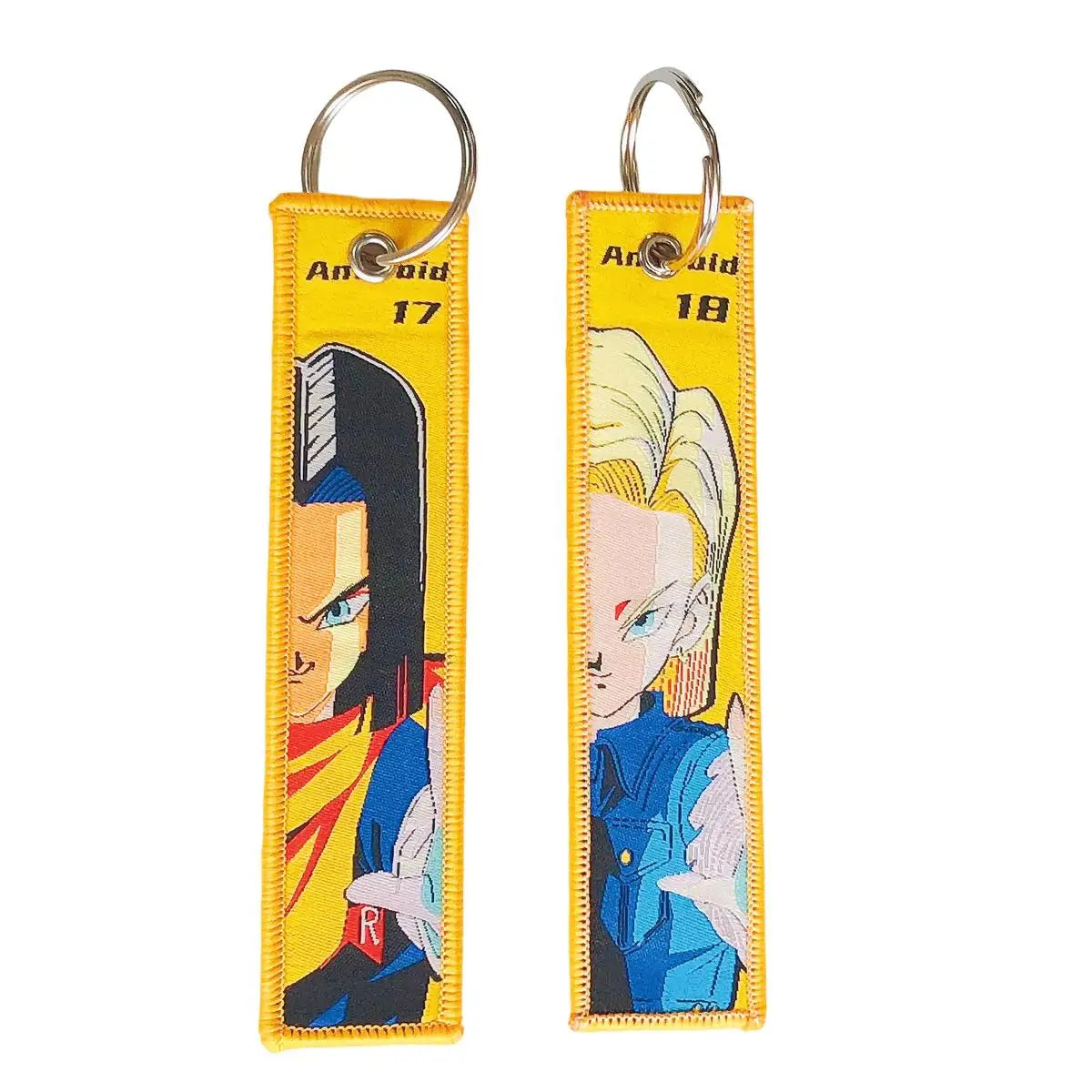 Dragon Ball Embroidered Keychain Lanyard - Anime Badge Holder & Key Strap