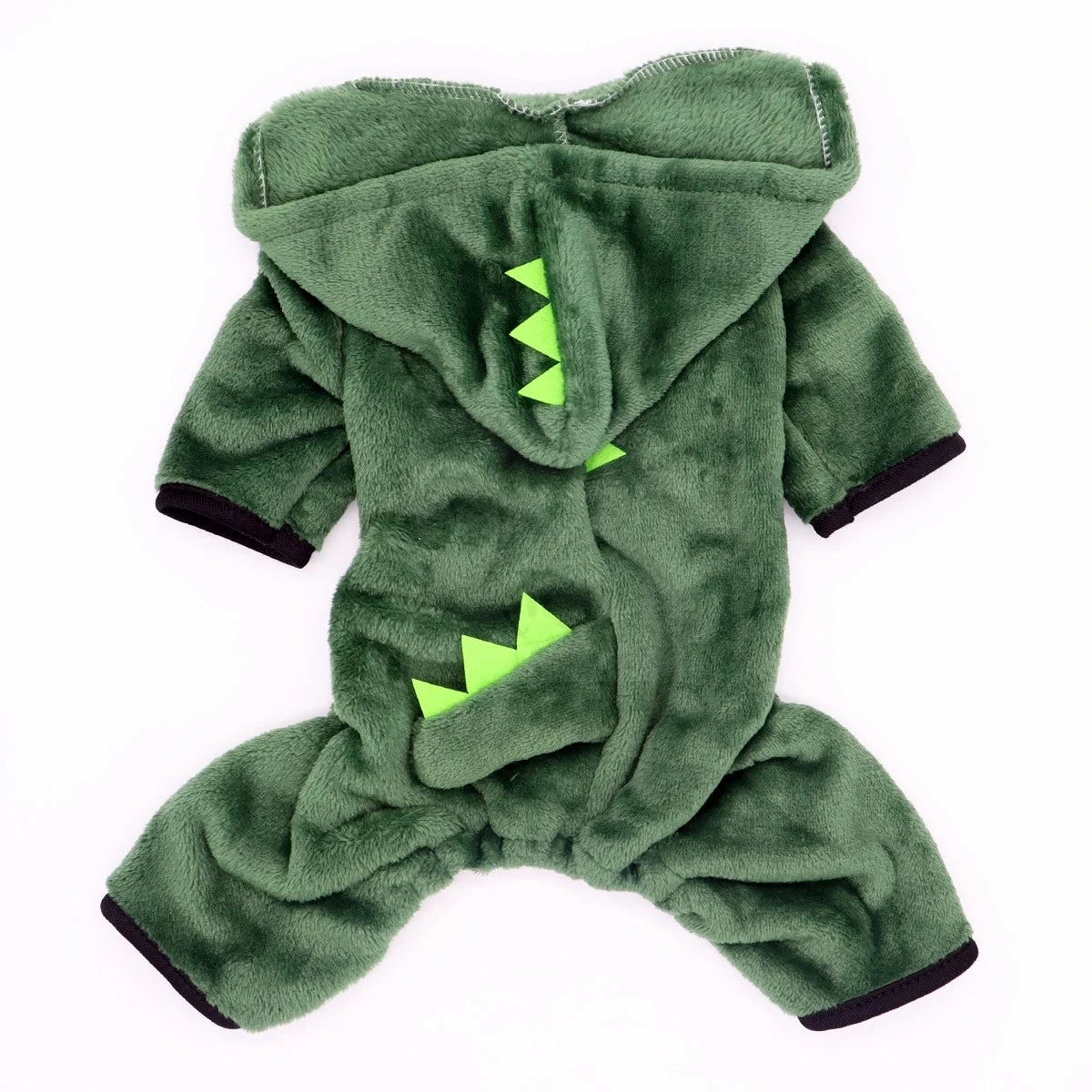 Dinosaur Fleece Hoodie for Cats & Small Dogs – Halloween Costume Warm Winter Coat