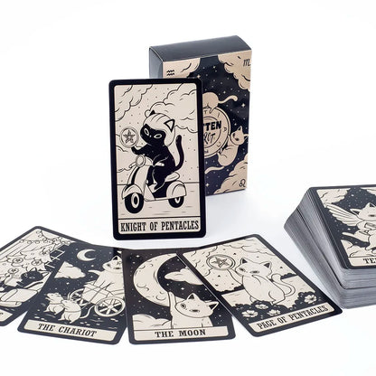 Kitten Tarot Card Deck – 78 Cute Cat Tarot Cards for Beginners & Readers