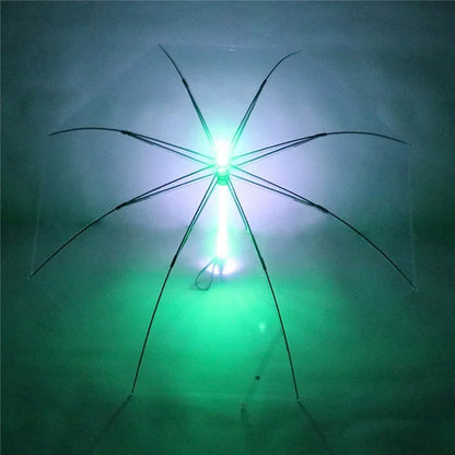 Lightsaber Umbrella LED Light up Rain ProofGolf Umbrellas for Rain Sun, Creative Glowing Umbrella Gifts for Men/Women/Kids