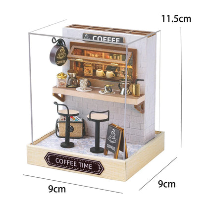 DIY Miniature Wooden Doll House Kit – Handmade 3D Puzzle Room Model with Furniture