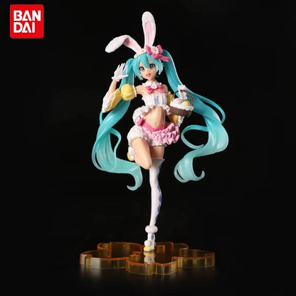 Hatsune Miku Bunny Ears 23cm PVC Anime Figure – Collectible Desktop Statue