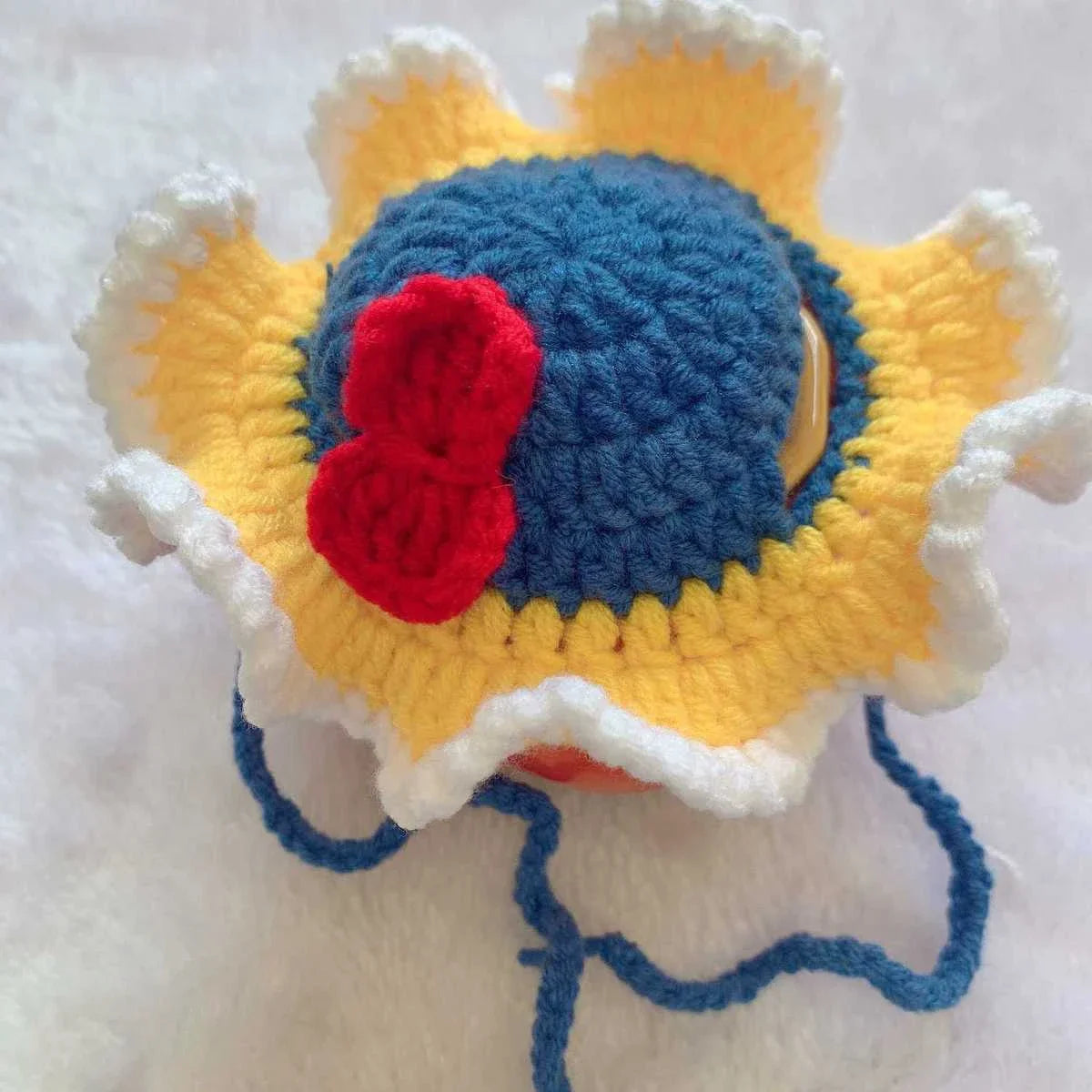 Knitted Cat Hat for Pets – Cute Cosplay Party Headwear