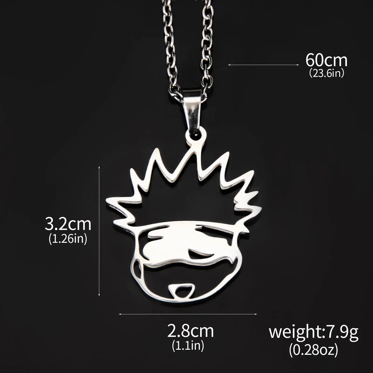 Anime Jujutsu Kaisen Necklace Ryomen Sukuna Itadori Cosplay Pendant Jewelry