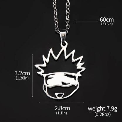 Anime Jujutsu Kaisen Necklace Ryomen Sukuna Itadori Cosplay Pendant Jewelry