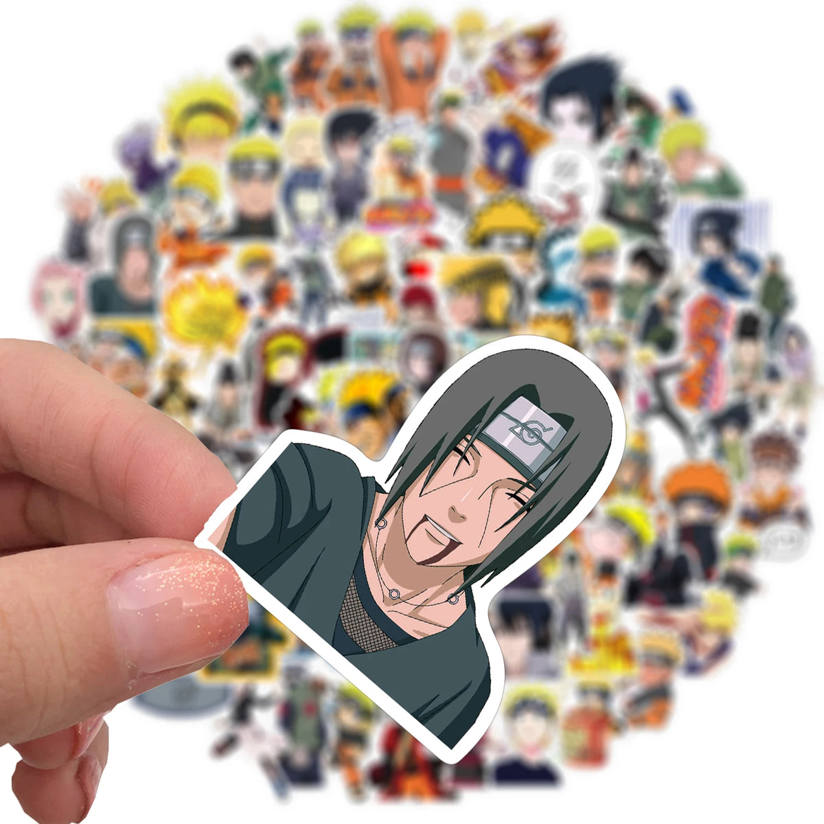 Naruto Anime Sasuke Stickers Waterproof Graffiti Decals for Phone Laptop