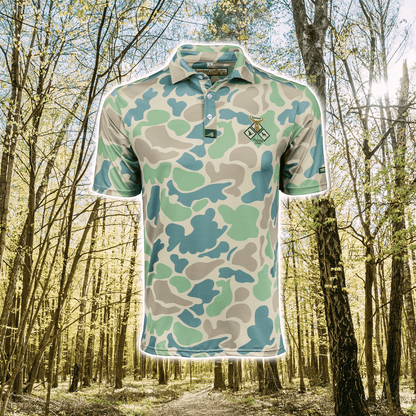 Seamhead Hunting Club HyperMAX Performance Camo Polo