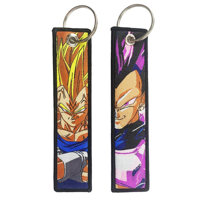 Dragon Ball Embroidered Keychain Lanyard - Anime Badge Holder & Key Strap