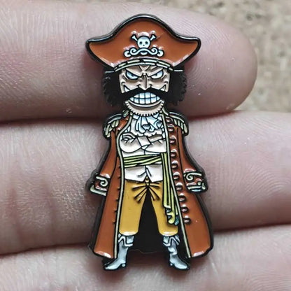 One Piece Gear 5 Luffy Enamel Pin - Anime Lapel Badge Brooch