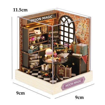DIY Miniature Wooden Doll House Kit – Handmade 3D Puzzle Room Model with Furniture