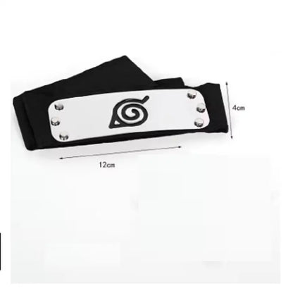 Anime Ninja Headband Akatsuki Kakashi Sasuke Cosplay Costume Accessory for Fans