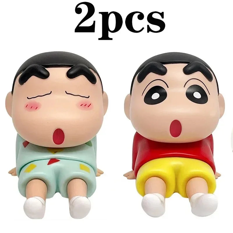 Kawaii Crayon Shin-Chan Anime Phone Holder - Cute Desktop Figure Gift Decor