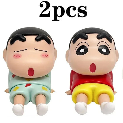Kawaii Crayon Shin-Chan Anime Phone Holder - Cute Desktop Figure Gift Decor