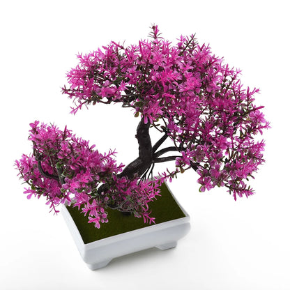 Artificial Bonsai Tree in Pot - Faux Plant Home Decor