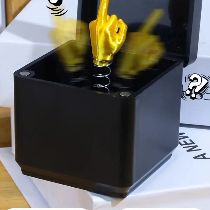 Middle Finger Gift Box - Funny Christmas Prank Desk Decoration