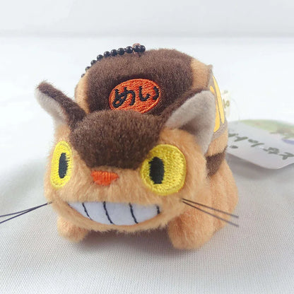 Cute Anime Cat Bus Plush Coin Purse Small Shoulder Bag Card Holder Pendant Gift