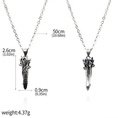 Anime Jujutsu Kaisen Necklace Ryomen Sukuna Itadori Cosplay Pendant Jewelry