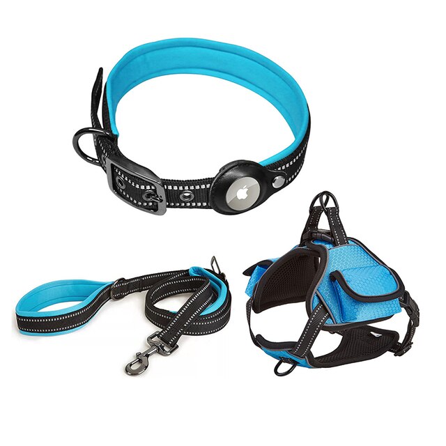 Airtag Pet Harness Safety Vest Set