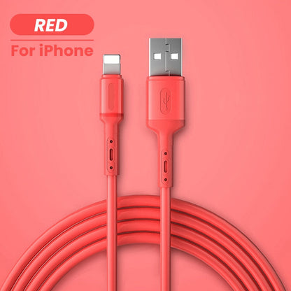 Lightning Fast Silicone Charger Cable