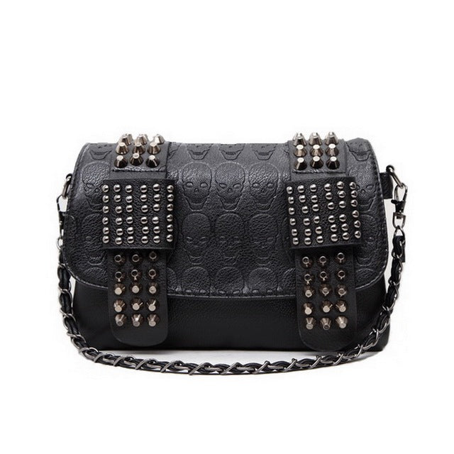 Spiked Women's Shoulder Bag