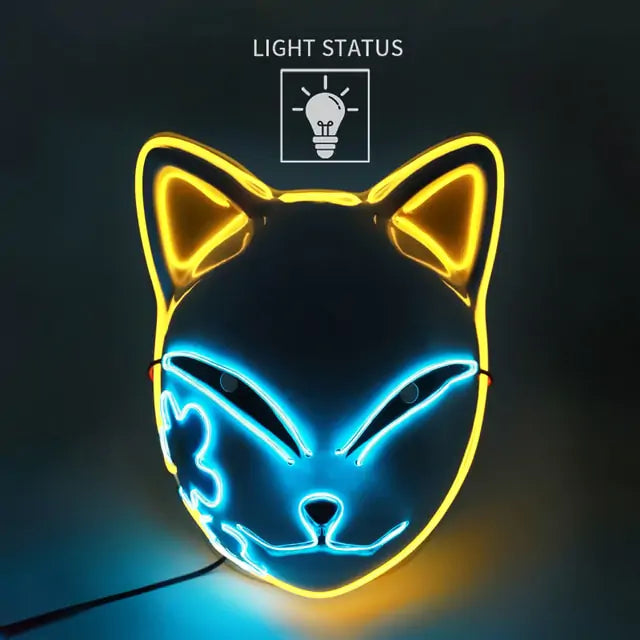 LED Anime Inspired Cat Mask Cosplay
