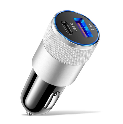 Metal Alloy Car Lightning Fast Car Charger