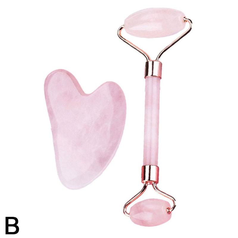 Rose Quartz Face Massage Roller