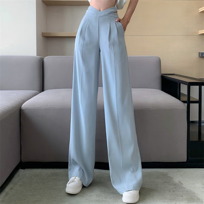 Trendy Solid Loose Casual Pants