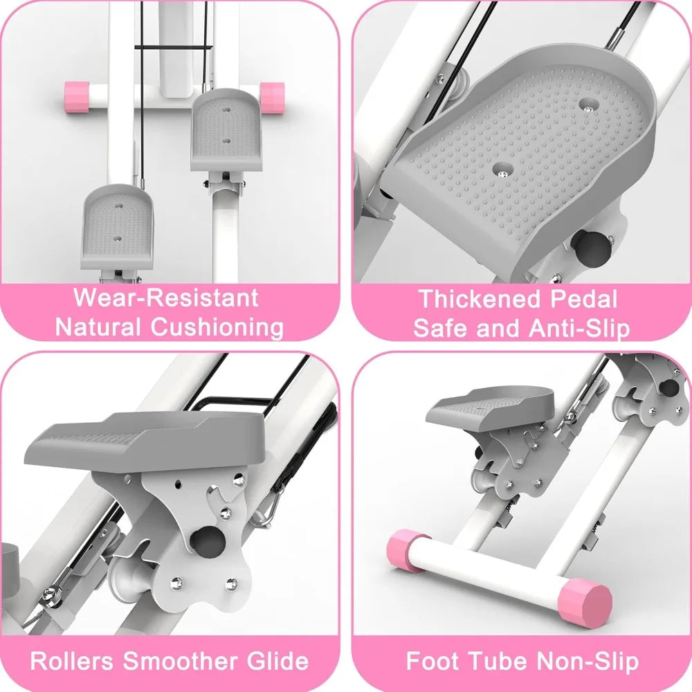 Stair Stepper for Home-Upgrade Vertical Climber Workout Machine for Full-Body Exercise Climber Fitness Equipment with Stable