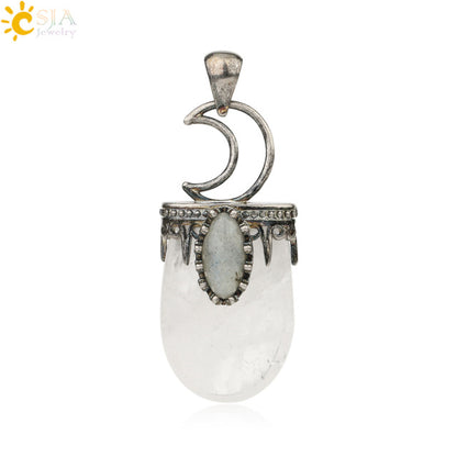 Crystal Antique Pendant Necklace