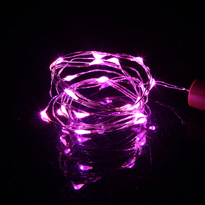 LED Wine Bottle Lights with Cork