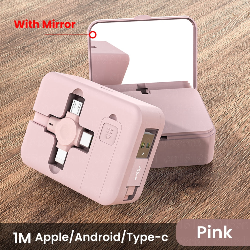 Retro 4 in 1 Retractable Turbo Charger