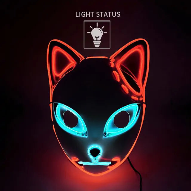 LED Anime Inspired Cat Mask Cosplay