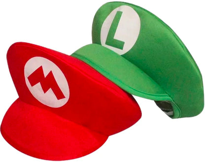 Mario Luigi and Wario Stylish Cosplay Hats
