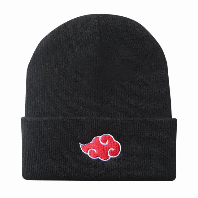 Akatsuki Red Cloud Knitted Beanie Hat