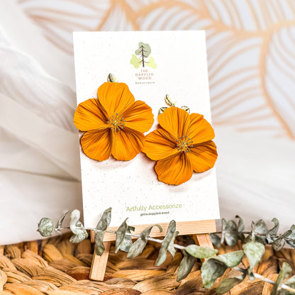 Flora - Fall Jewel Tone Flower Earrings